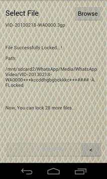 File Lock Lite screenshot 5