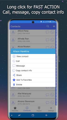 Contacts and Dialer Keypad screenshot 2