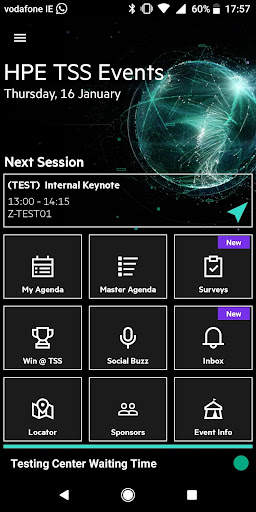 HPE TSS Events screenshot 1
