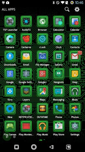 PCB Green ⁞ TSF Shell 3 Theme screenshot 4