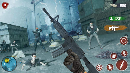 City Zombie Dead Hunting Survival Shooting screenshot 4
