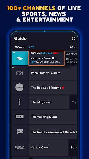SLING: Live TV, Shows & Movies स्क्रीनशॉट 2