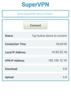 SuperVPN screenshot 1