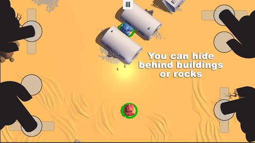 Tanks 3D for 2 players on 1 device - split screen screenshot 4