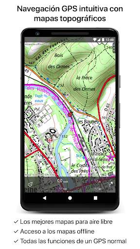 Topo GPS Francia screenshot 1