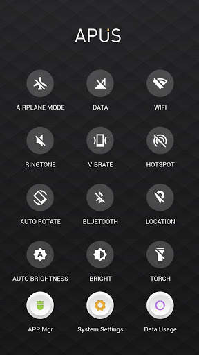 Black simple business -APUS Launcher free theme screenshot 6
