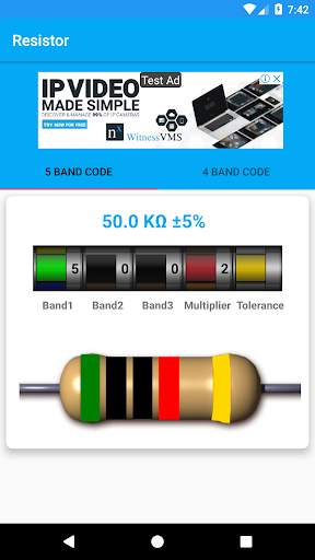 Resistor Code screenshot 1