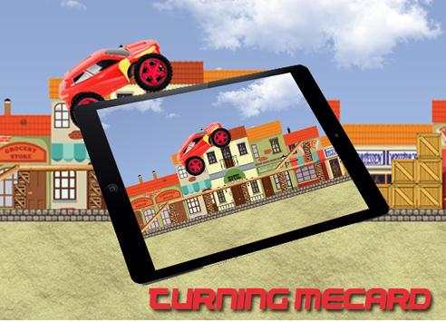Racing Car Turning Mecard screenshot 2