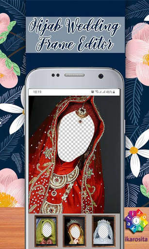 Hijab Wedding Frame Editor screenshot 4