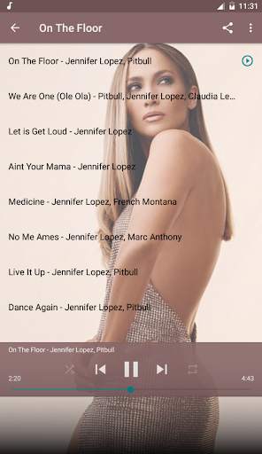Jennifer Lopez Best Of Music screenshot 1