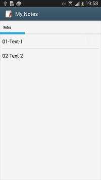 My Notes screenshot 1