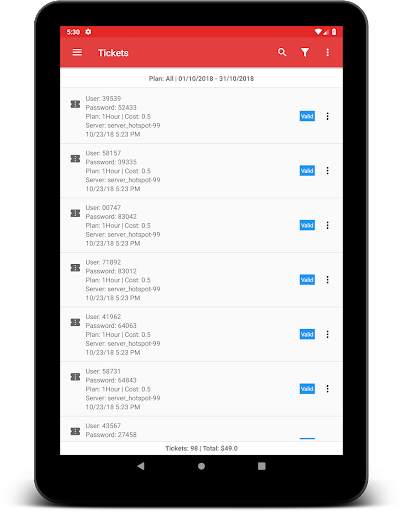 MikroTicket - sell your WiFi screenshot 11