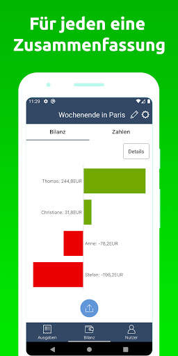 Ausgaben gleichmäßig aufteilen - Rechnungen teilen screenshot 2