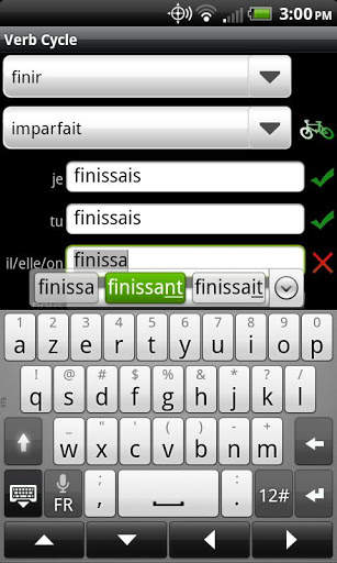 Verb Cycle Français скриншот 1