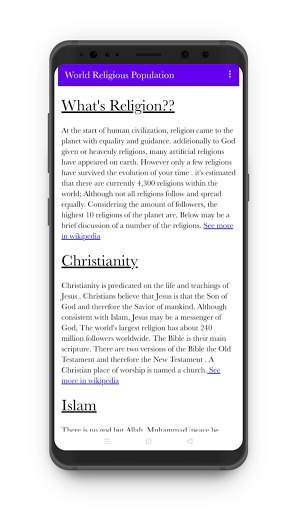 World Religious Population screenshot 5