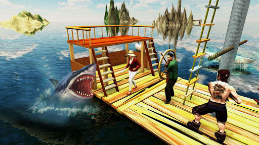 Angry Whale Shark Hunter - Raft Survival Mission screenshot 9