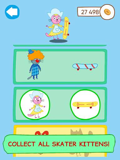 Kid-e-Cats Skateboard Racing Rush. Kids games screenshot 9