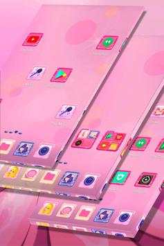 Princess Colors Launcher Theme 1 تصوير الشاشة