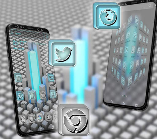 3D Cube Launcher Theme screenshot 3