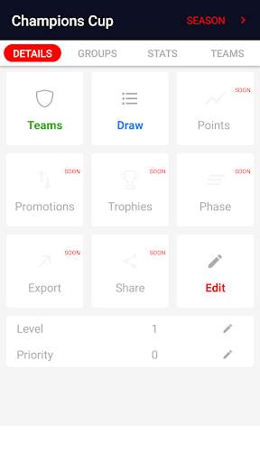 Tournament App 2 تصوير الشاشة