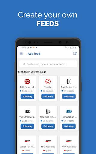 FeedsNews - Breaking News & Rss Reader screenshot 3