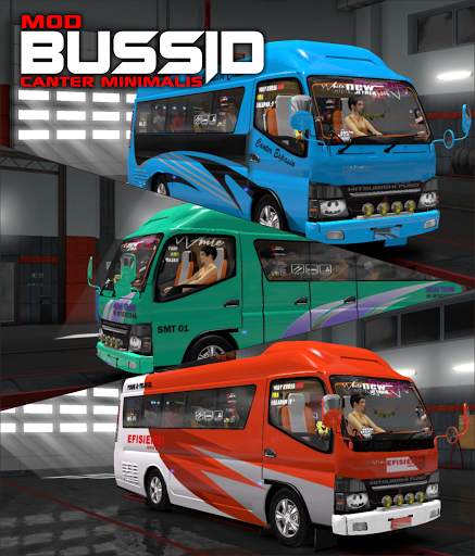 Mod Bussid Canter Minimalis screenshot 1