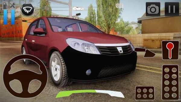 Car Driving Simulator Dacia screenshot 3