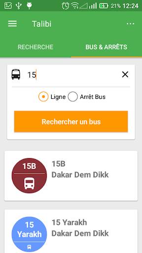 Talibi.net - Itinéraires de bus & Lieux du Sénégal screenshot 4