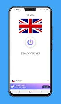UK VPN - Unlimited Free VPN screenshot 1