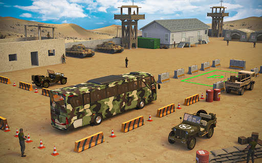 US Army Coach Bus Simulator screenshot 3