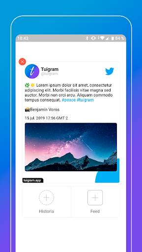 Tuigram - Comparte tweets en instagram screenshot 3