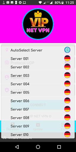 VIP NET VPN screenshot 1