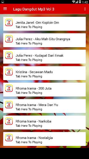 Lagu Dangdut Mp3 Vol 3 screenshot 6