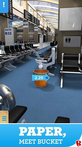Paper Toss 3D screenshot 1