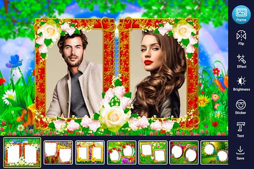 Garden Dual Photo Frame screenshot 1