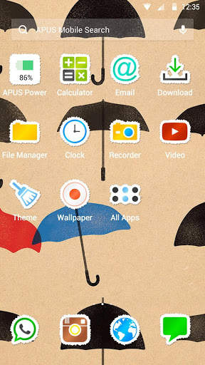 Youth-APUS Launcher theme screenshot 2