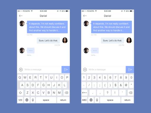 OS11 Keyboard for Phone 8 screenshot 3