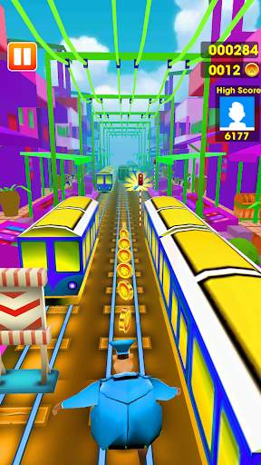 Subway Bus Train-City Track Runner 3D screenshot 6
