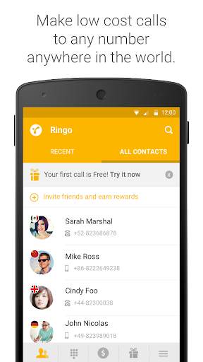 Ringo: International calls screenshot 3