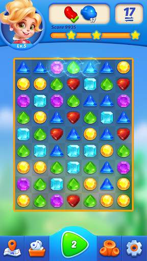 Jewel crush - color match game screenshot 1