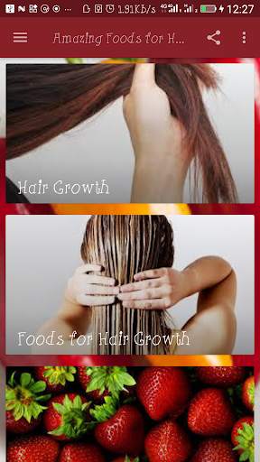 Amazing Foods For Hair Growth screenshot 1
