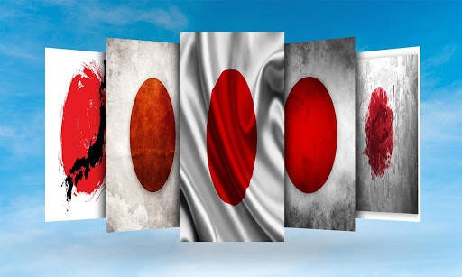 Japan Flag Wallpaper screenshot 2