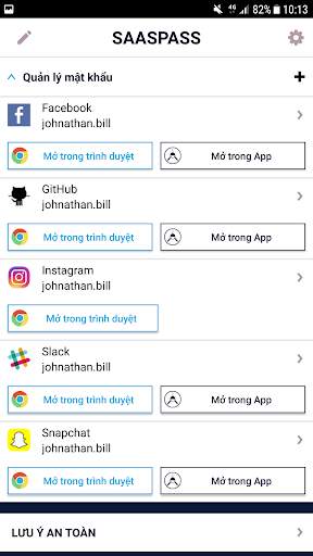 SAASPASS quản lý mật khẩu & Au screenshot 4
