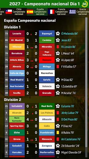 Elifoot 20 screenshot 1
