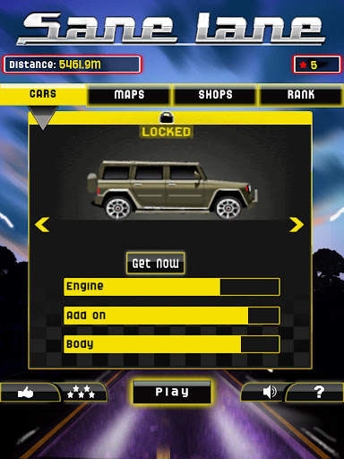 Sane Lane - car race screenshot 6