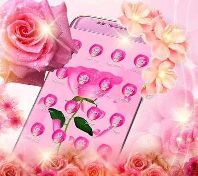 3D Animated Pink Rose Launcher Theme screenshot 16