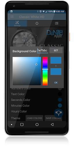Classic White HD Watch Face screenshot 5