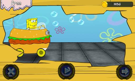 Sponge Kraby Car Hill Racing screenshot 3