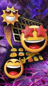 Purple Fire Lion Keyboard screenshot 3