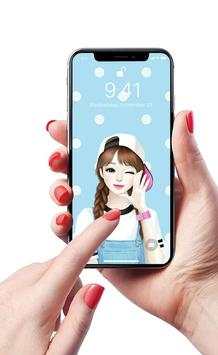 Kawaii Laurra Girl Wallpaper screenshot 3